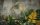 WAND-TAPETE TROPISCHE PALMENBLÄTTER DSCHUNGELBLUMEN GRAFIKEN # MUSTER