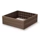  Prosperplast Blumentopf 75 cm x 75 x 25 cm, Kunststoff in Braun- und Beigetönen