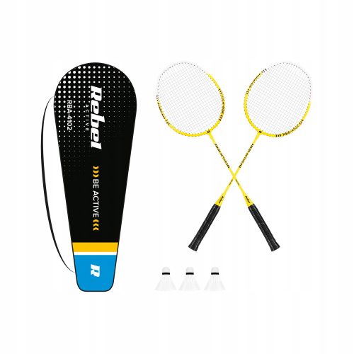 Federball, Hülle, Schläger, Federballset, Rebel Active LEC-RBA-4100 Schlägerset mit Federball