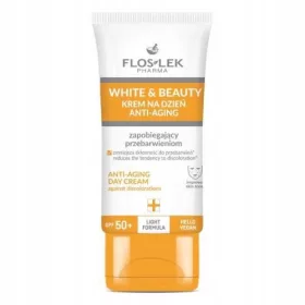  FLOS-LEK WHITE&BEAUTY Anti-Aging-Tagescreme LSF50+, 30 ml