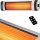 Monzana 2500W Infrarotheizung, schwarz