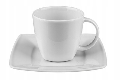 Tasse und Untertasse für Kaffee und Tee Lubiana VICTORIA Tasse, Porzellan, 200 ml, 1 Stk.