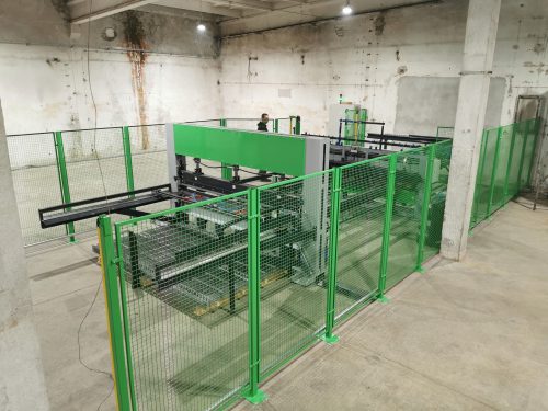 SCHWEISSLINIE ZUR HERSTELLUNG VON 3D-ZAUNPLATTEN