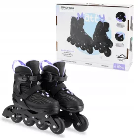    Spokey MATTY TIE-DYE verstellbare Rollschuhe, Größen 35-38