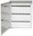 AUFPUTZMONTIERTER METALL-SCHALTTAFEL-SICHERUNGSKASTEN 3x20 60M RBN