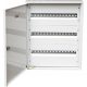 AUFPUTZMONTIERTER METALL-SCHALTTAFEL-SICHERUNGSKASTEN 3x20 60M RBN