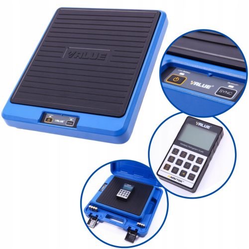 Elektronische Waage mit kabelloser Fernbedienung Value VRS-120i-01 120 kg