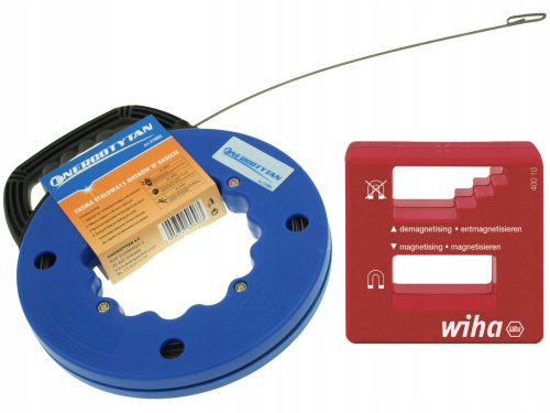 Stall zum Einziehen von Kabeln und Leitungen 15m / Fernbedienung mit WIHA Magnetisierer / 15m