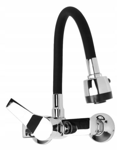 Granitan FLEX WALL Küchenarmatur schwarz