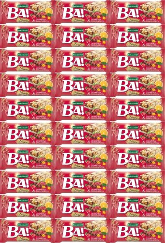 Bakalland BA! Müsliriegel mit Cranberry und Orange, 40g x100 - Gesunder Snack für jeden Tag