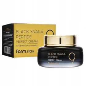   Farmstay Black Snail & Peptide9 Anti-Aging-Gesichtscreme Tag und Nacht 55 ml
