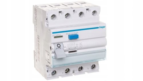Hager Fehlerstromschutzschalter 230 V IP20 63 A