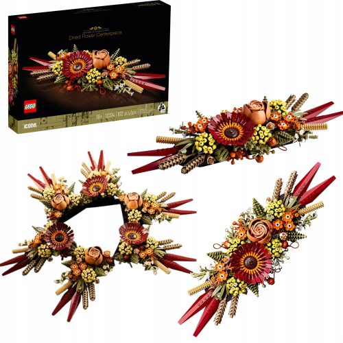  LEGO ICONS 10314 Trockenblumendekoration + ELEKTRONISCHE VALENTINSTAGSKARTE