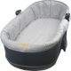  WICKEL + MATRATZE FÜR GONDOLA-KINDERWAGEN MIT ZIPPP, GRAUE PUNKTE