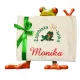 Tolles Geburtstagsgeschenk, Baumwoll-Badetuch, bestickt, großer Name
