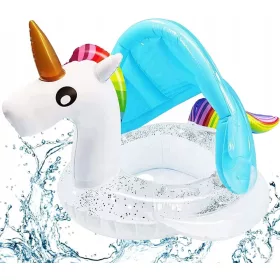   SCHWIMMRAD FÜR BABYS, AUFBLASBARES PONTOOBOOT FÜR KINDER MIT SITZ