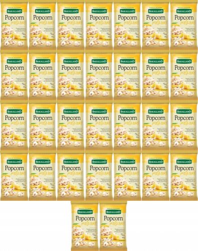 Bakalland Mikrowellen-Butterpopcorn 90 g x36 - Knusprige & Gesunde Snackwahl