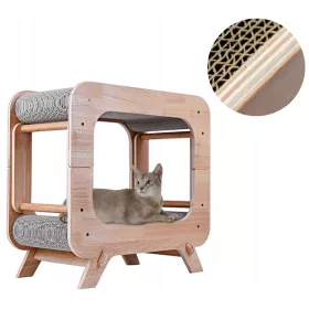    Niedriger Kratzbaum, Fala, Bett, Regmag Kratzmatten bis 60 cm