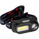  2in1 LED-Taschenlampe + COB-Stirnlampe, batteriebetriebene Stirnlampe VAYOX VA0115