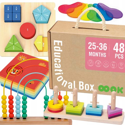  Lernbox für Kinder Tooky Toy 6in1 48-tlg.