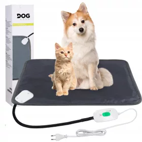    HEIZMATTE FÜR HUNDE UND KATZEN HEIZDECKE FÜR TIERE 50x70 CM