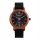  BEWELL ZSW170AL Uhr aus rotem Dalwood-Holz mit Lederarmband