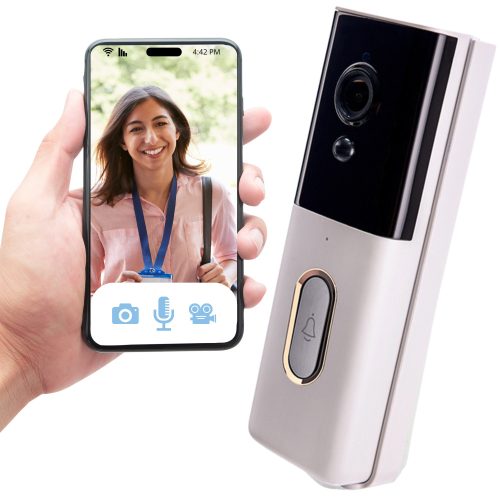 WiFi-Türkamera, Video-Gegensprechklingel mit kabelloser TUYA-App