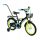 Vikas schwarz-grünes 16" mehrfarbiges Fahrrad