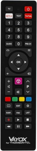  UNIVERSAL-FERNBEDIENUNG FÜR THOMSO TCL TV ALLE MODELLE SMART NETFLIX 4K VAYOX