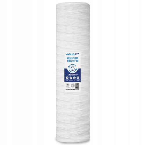  Aquafit Wasserfiltereinsatz 20" BB Big Blue String PP 20 Mikron 0 l