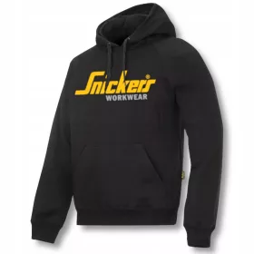   SNICKERS EXCLUSIVE LINE HOODIE, DICKE BAUMWOLLE, SCHWARZ, HERREN XXL