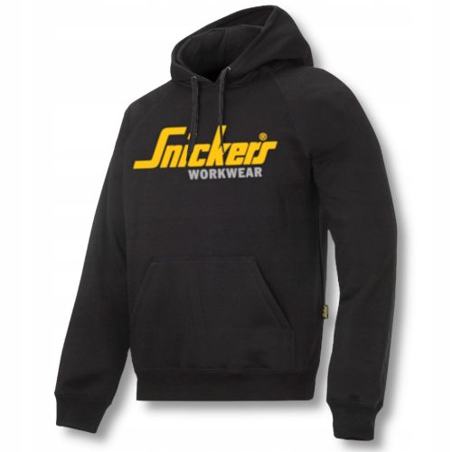 SNICKERS EXCLUSIVE LINE HOODIE, DICKE BAUMWOLLE, SCHWARZ, HERREN XXL
