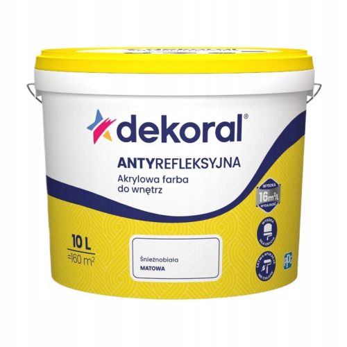  Dekoral Acryl-Wandfarbe 10 l, weiß matt