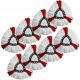 GANZHOU rotierender Moppeinsatz 8 Stück G-EASY-WRING 14 cm