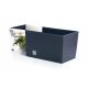  Prosperplast Blumentopf 51 cm x 19 x 18,5 cm aus schwarzem Kunststoff