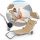 Sonnenliegen und Garten und Terrasse Be-active.pl Aluminium-Liegestuhl, Beige und Braun