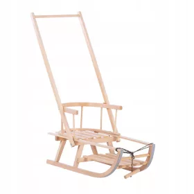    HOLZSCHLITTEN-FUSSSTÜTZE + Drücker für die jüngste Rückenlehne POLNISCHES PRODUKT