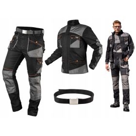   Größe NEO HD Slim Arbeitshose + Sweatshirt/Arbeitsjacke. 3XL | Satz zum Thema Gesundheit und Sicherheit am Arbeitsplatz
