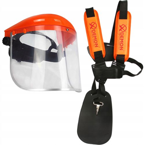  SOLIDES KABELBAUM FÜR BENZINBÜRSTEN-SCRUTTER-STÜTZGÜRTEL KABELBAUM + Freischneider-Visiernetz Demon 0 cm 0 kg