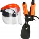  SOLIDES KABELBAUM FÜR BENZINBÜRSTEN-SCRUTTER-STÜTZGÜRTEL KABELBAUM + Freischneider-Visiernetz Demon 0 cm 0 kg