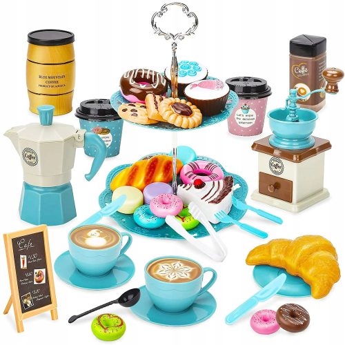  KAFFEESERVICE FÜR KINDER, KAFFEESERVICE, TEE, Kekse, Konditorei, Café