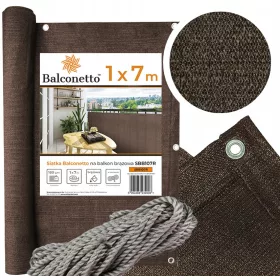    BALKONABDECKUNG PE-MATTE FÜR TERRASSENBALKON 1x7m TERRASSENSICHERUNGSNETZ