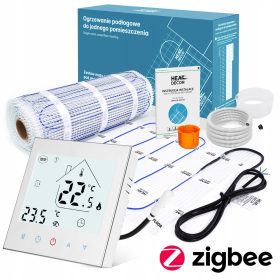   HD-MAT Heizmatte | Thermostat T1000.W.ZIGBEE | 150 W/m² | Set 1,5 m²