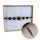  Schwarzes Turmalin-Armband aus 925er Silber an einer schwarzen Schnur, verstellbar