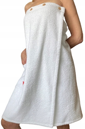 Saunatücher Saunatunika 70 x 145 cm weiß
