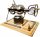 Mini-manuelle Popcornmaschine, Kleinkorn-Booster, 304 Edelstahl