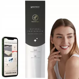    RAYPATH AUFHELLENDE NATÜRLICHE ZAHNPASTA MIT NANO-SILBER FÜR ÜBEREMPFINDLICHE