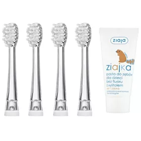    4 x sterile Ersatzspitzen für Neno Denti 18-36 + Ziajka Zahnpasta