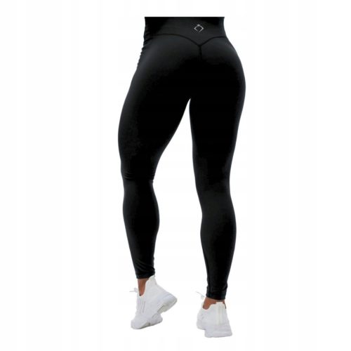  Fitness Gym Leggings High Waist – schwarze Sportleggings, Größe XL