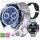  Herren-Smartwatch-Glukometer-Kompass ruft Puls, Herzfrequenz und Temperatur auf